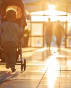 Cena zabrania wózka dziecięcego do samolootu