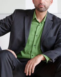 Zielona koszula męska Merceria w eleganckiej stylizacji